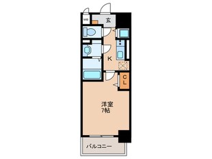 ル・シエル大秋の物件間取画像